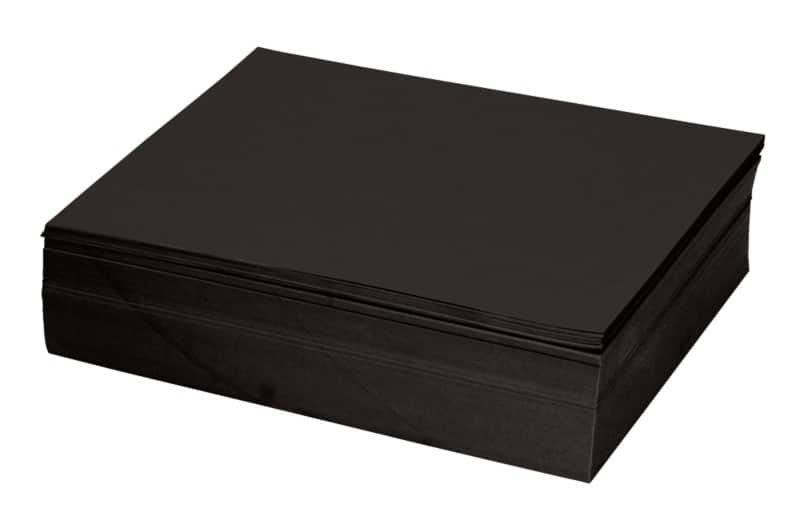 Tutorcraft A4 Crafting Paper Black  110 gsm Uncoated 1000 Sheets