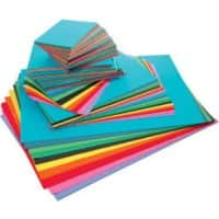 Tutorcraft A2, A3, A4, A6 Coloured Paper Assorted 225 gsm 1500 Sheets