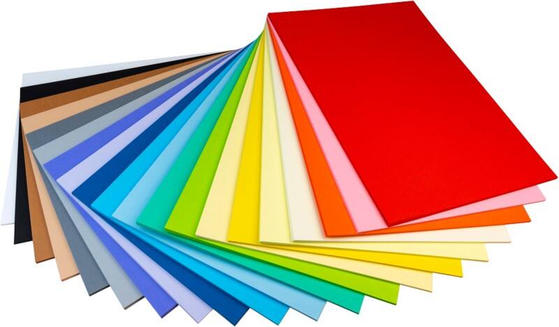 Tutorcraft A4 Coloured Paper Assorted  225 gsm Uncoated 200 Sheets