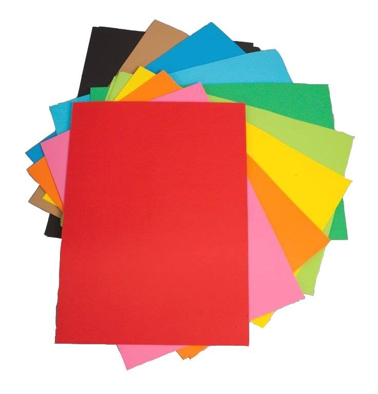 Tutorcraft A2 Crafting Paper Assorted  110 gsm Uncoated 250 Sheets