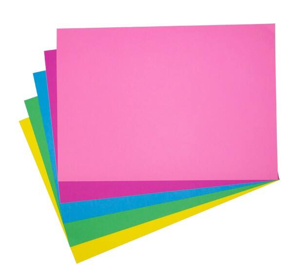 Tutorcraft Summer A2 Crafting Paper Multicolour  180 gsm Uncoated 50 Sheets