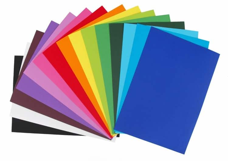 Tutorcraft Coloured Paper Assorted  270 gsm Uncoated 600 Sheets