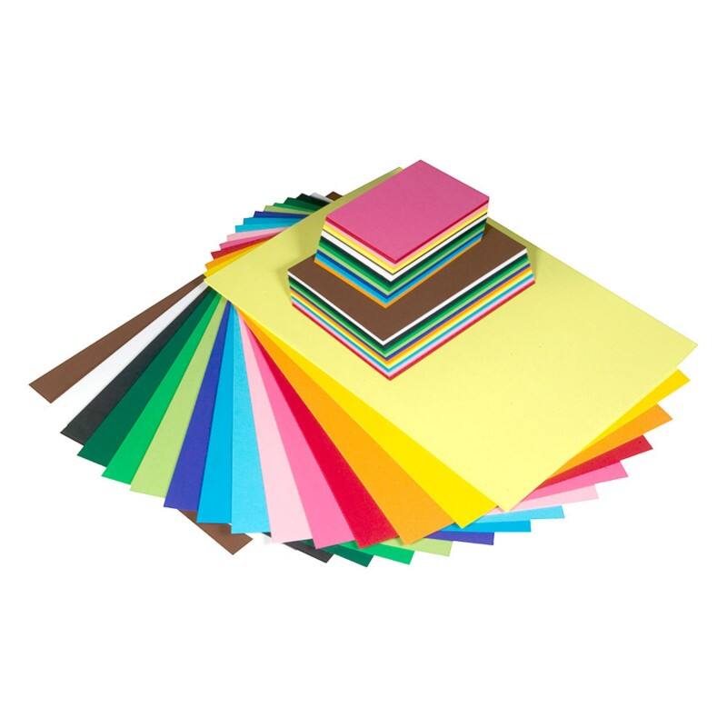 Tutorcraft Crafting Paper Assorted  180 gsm Uncoated 750 Sheets