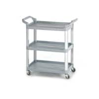 GPC Mobile Shelf Trolley 3 Shelves 225 kg 850 x 420 x 910 mm Grey