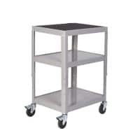 GPC Super Strength Shelf Trolley Mobile Shelf Trolley 3 Shelves 150 kg 610 x 460 x 1,070 mm Grey