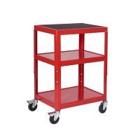 GPC Adjustable Height Trolley Red 150kg Capacity