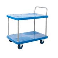 ProPlaz Mobile Shelf Trolley 2 Shelves 300 kg 900 x 600 x 930 mm Blue