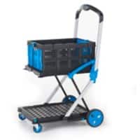 ProPlaz Mobile Shelf Trolley 2 Shelves 70 kg 890 x 550 x 1,030 mm Black