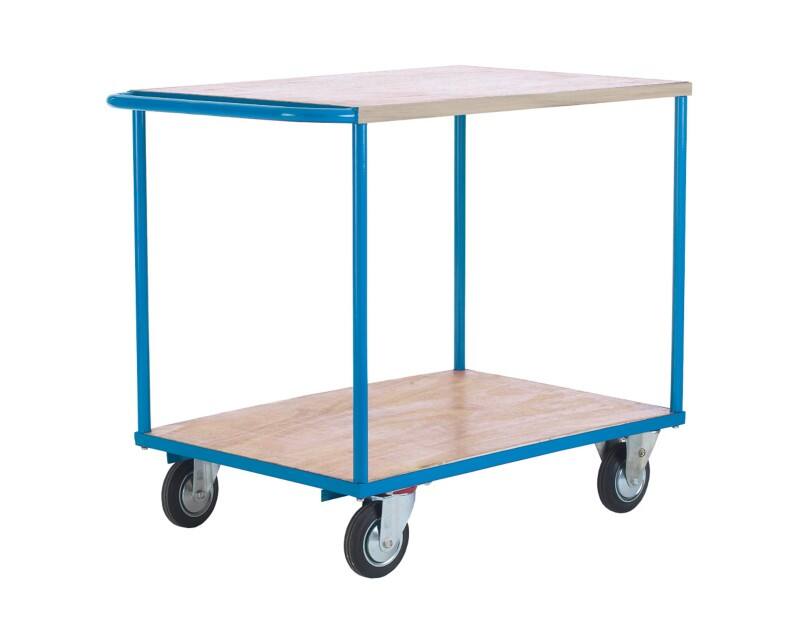 GPC Mobile Shelf Truck 2 Shelves 500 kg 1,100 x 700 x 940 mm Blue