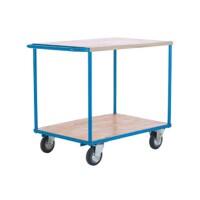 GPC Shelf Truck with 2 Shelves and Push Handle 500kg Capacity