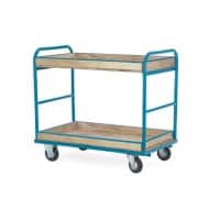 GPC Mobile Shelf Truck 2 Shelves 250 kg 1,050 x 605 x 910 mm Blue