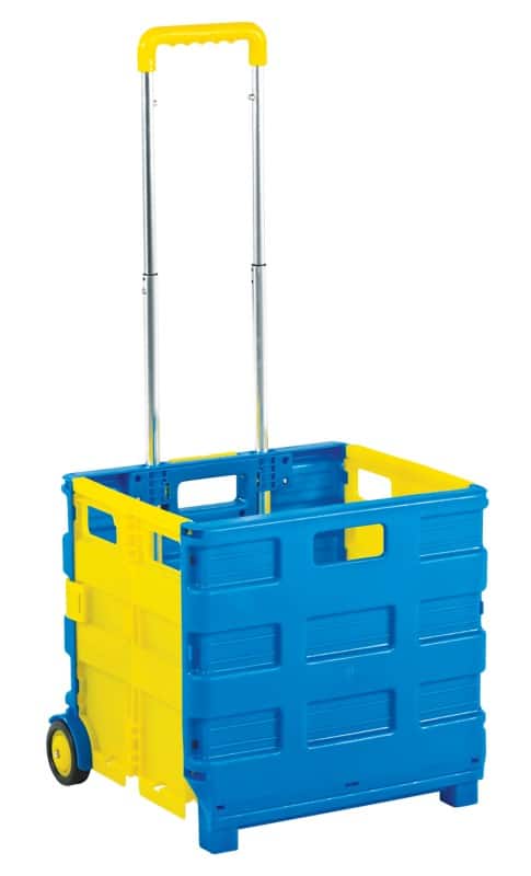 GPC Trolley 35 kg Plastic 37.5 x 32.5 x 85 cm Blue, Yellow