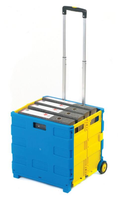 GPC Trolley GI041Y Plastic 39.5 x 33 x 35 cm Blue, Yellow