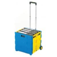 GPC Trolley GI041Y Plastic 39.5 x 33 x 35 cm Blue, Yellow