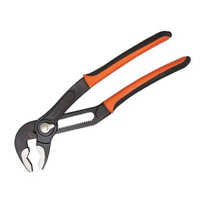 Bahco Quick Adjust Slip Joint Pliers with Plastic Handle 7223 40 mm Alloy Steel Black
