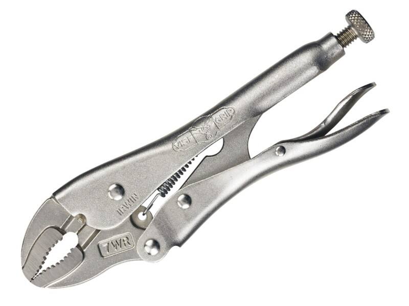 Vise-Grip Curved Jaw Locking Pliers T0702EL4 Steel Silver