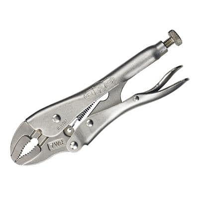 Vise-Grip Curved Jaw Locking Pliers T0702EL4 Steel Silver