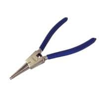 Faithfull Circlip Outside Straight Pliers with Plastic Handle FAIPLCIREXTS Chrome Vanadium Steel Blue