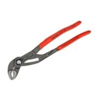 Knipex Cobra Water Pump Pliers with Plastic Handle 87 01 250 SB Chrome Vanadium Steel Black, Red