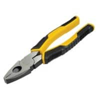 Stanley Control Grip Combination Pliers with Plastic Handle STHT0-74454 Carbon Steel Silver, Black, Yellow