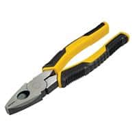 Stanley Control Grip Combination Pliers with Plastic Handle STHT0-74454 Carbon Steel Silver, Black, Yellow