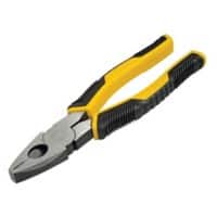 Stanley Combination Pliers with Control Grip Plastic Handle STHT0-74367 Carbon Steel Silver, Black, Yellow
