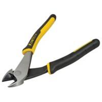Stanley Angled Diagonal Cutting Pliers 0-89-860 Bi-Materials Chrome Steel Silver, Black, Yellow