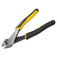 Stanley Angled Diagonal Cutting Pliers 0-89-859 Bi-Materials Chrome Steel Silver, Black, Yellow