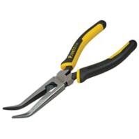 Stanley Round Bent Nose Pliers 0-89-872 Bi-Materials Chrome Steel Silver, Black, Yellow