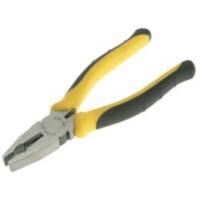 Stanley Combination Pliers 0-89-866 Bi-Materials Chrome Steel Silver, Black, Yellow