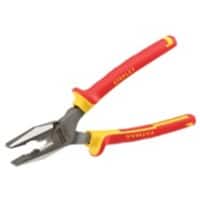 Stanley Combination Pliers 0-84-002 Bi-Materials High Carbon Steel Silver, Red, Yellow