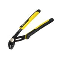 Stanley Groove Joint Pliers 0-84-647 Bi-Materials 42 mm Chrome Steel Black, Black, Yellow