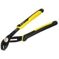 Stanley Groove Joint Pliers 0-84-649 Bi-Materials 75 mm Chrome Steel Black, Black, Yellow