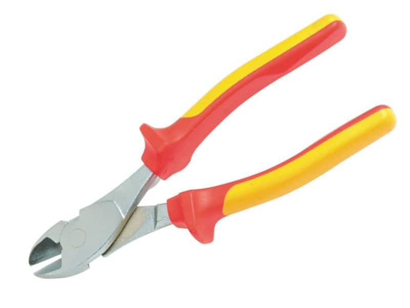 Stanley Heavy Duty Diagonal Pliers 0-84-003 Bi-Materials Nickel and Chrome forged alloy steel Black, Red, Yellow