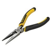 Stanley Long Nose Pliers 0-89-869 Bi-Materials Chrome Steel Silver, Black, Yellow
