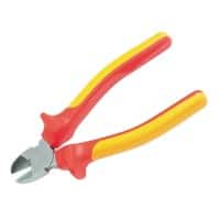 Stanley Fat Max Side Cutting Pliers 0-84-009 Bi-Materials Chrome Steel Silver, Red, Yellow