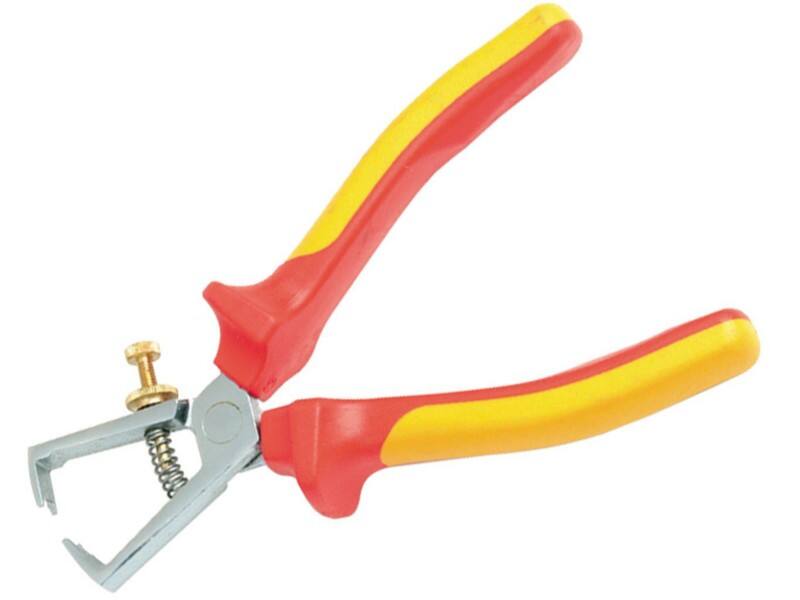Stanley Fatmax Wire Stripping Pliers 0-84-010 Bi-Materials Steel Silver, Red, Yellow