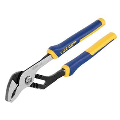 Vise-Grip Groove Joint Pliers with Plastic Handle 10505500 Steel Grey, Blue, Yellow