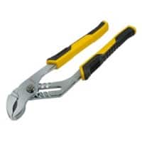 Stanley Groove Joint Pliers with Control Grip STHT0-74361 Forged Alloy Steel Silver, Black, Yellow