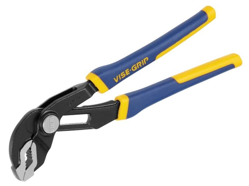 Vise-Grip Groovelock Water Pump Pliers with Plastic Protouch Handle 10507626 Steel Black, Blue, Yellow