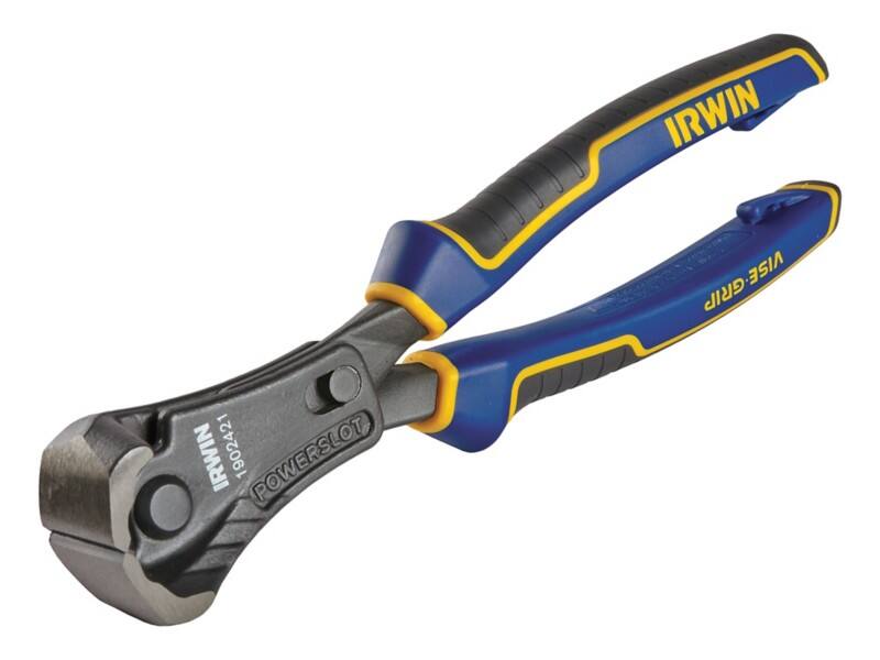 Vise-Grip Max Leverage End Cutting Pliers with Plastic Handle 1950510 Steel Black, Yellow