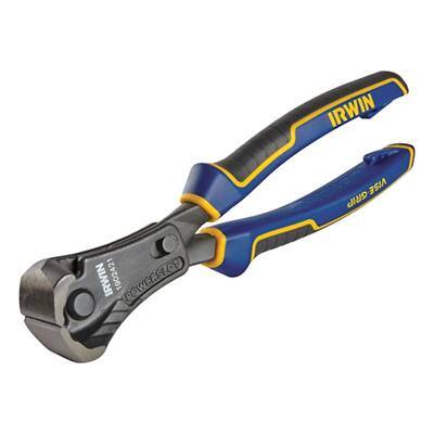Vise-Grip Max Leverage End Cutting Pliers with Plastic Handle 1950510 Steel Black, Yellow