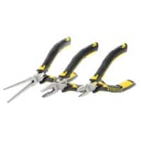 Stanley Fatmax Mini Pliers Set FMHT0-80524 Bi-Materials Chrome Vanadium Steel Silver, Black, Yellow Pack of 3