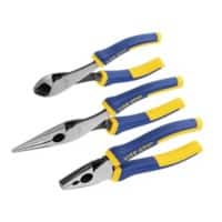 Vise-Grip Pro Pliers Set 10505483 Chrome Nickel Steel Silver, Blue, Yellow Pack of 3