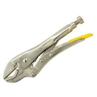 Stanley V-Jaw Locking Pliers 0-84-814 Bi-Materials Chrome Steel Silver