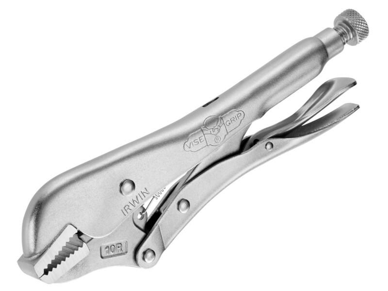 Vise-Grip Straight Jaw Locking Pliers with Plastic Handle T0102EL4 Steel Silver