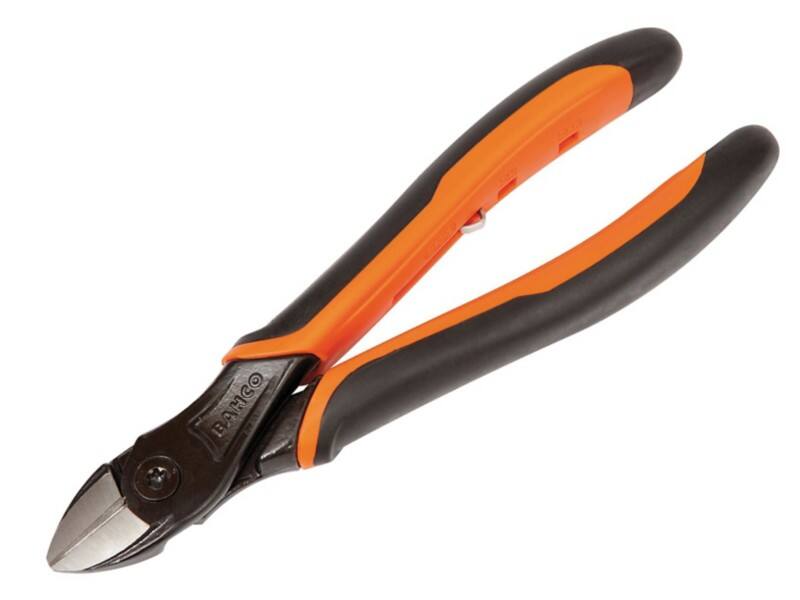 Bahco Ergo Side Cutting Pliers with Plastic Handle 211G-16 18 mm Alloy Steel Black