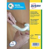 Avery Antimicrobial Surface Film Removable Self-Adhesive 199.6 x 143.5mm Clear 10 Sheets of 2 Label