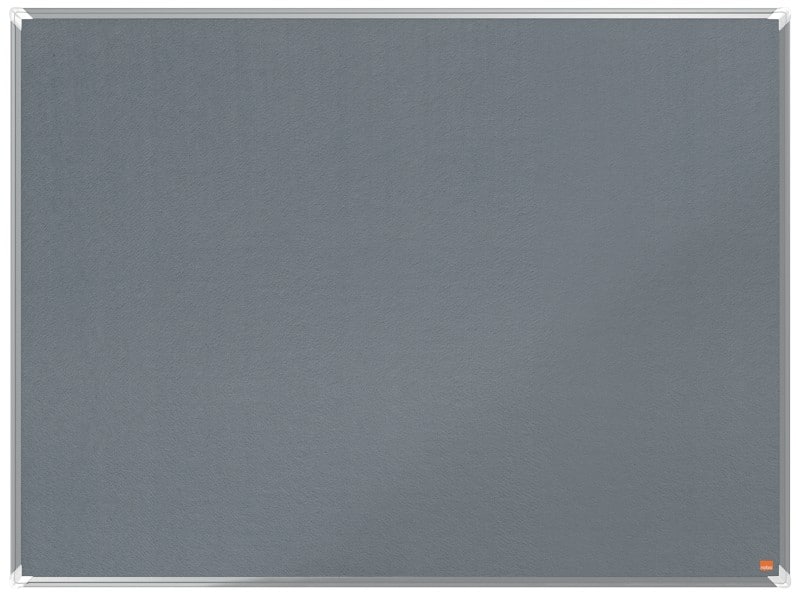 Nobo Premium Plus Grey Felt Noticeboard 1200 x 900mm
