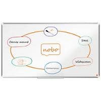 Nobo Premium Plus Widescreen Whiteboard 1915372 Wall Mounted Magnetic Lacquered Steel 122 x 69 cm